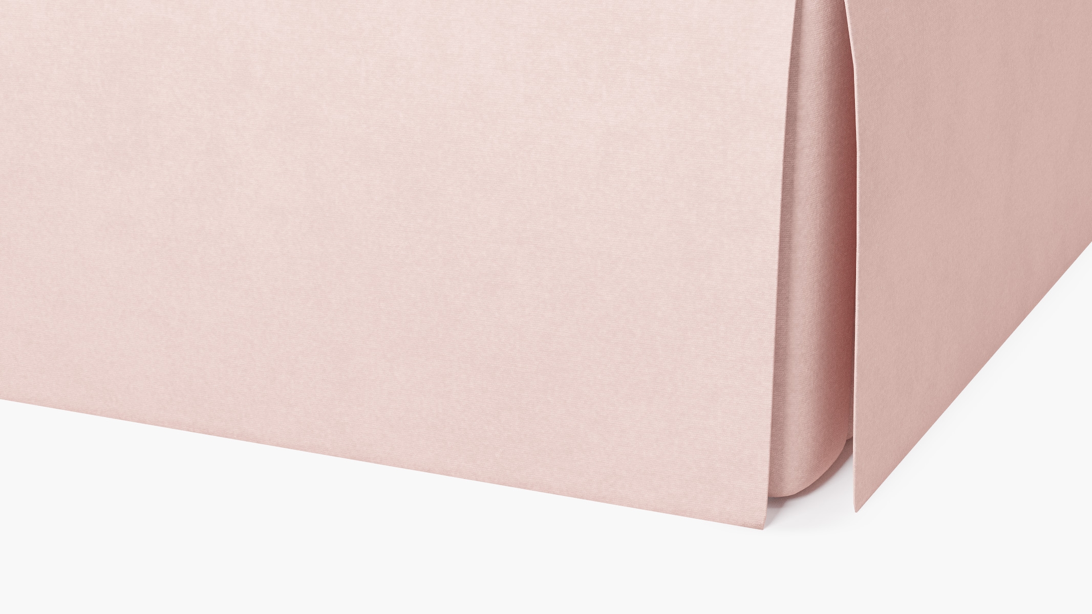 Skirted Track Arm Sofa, Blush Classic Velvet, Extra Deep (43") - Image 6