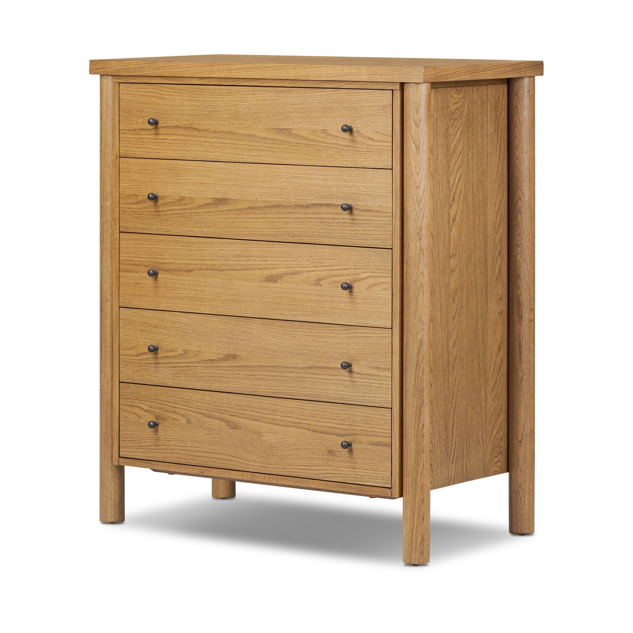 Roark Tall Dresser - Amber Oak - Image 1