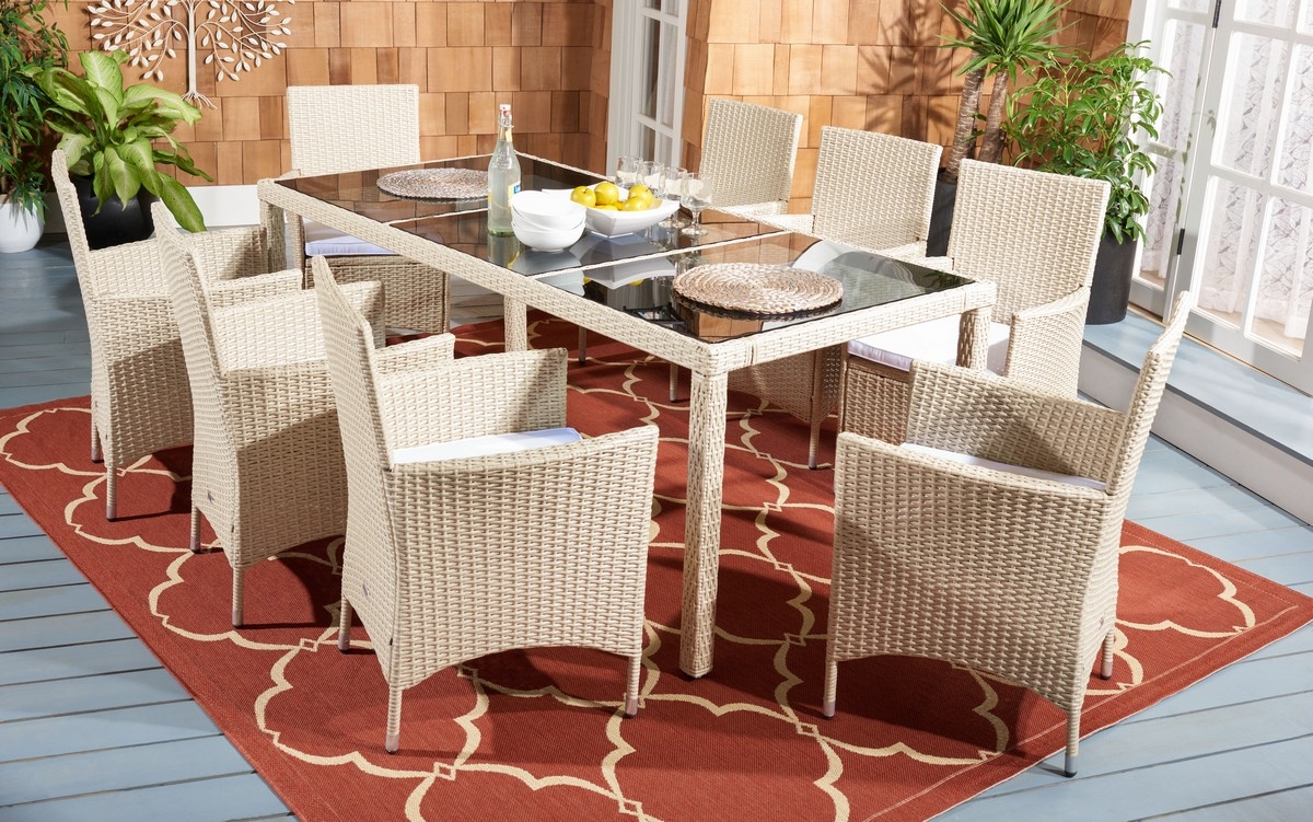 Hailee Dining Set - Beige/White - Safavieh - Image 1