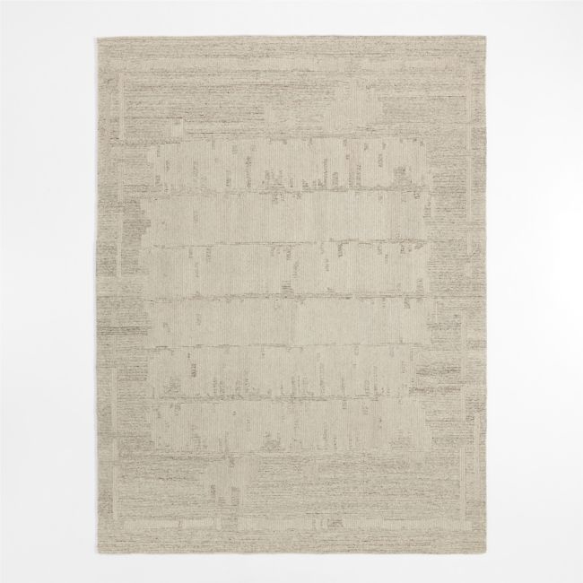Athens Wool Hand-Tufted Grey Area Rug 8'x10' - Image 0