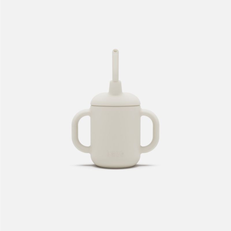 Lalo Oatmeal White First Bite Full Baby Feeding Set - Image 7
