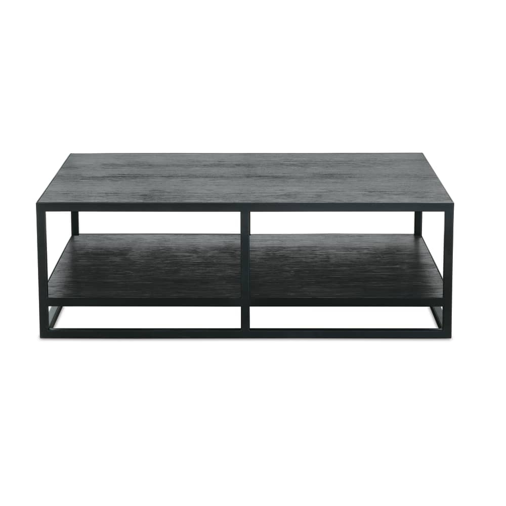 Bartola Rectangle Cocktail Table-Ink Finish - Image 0