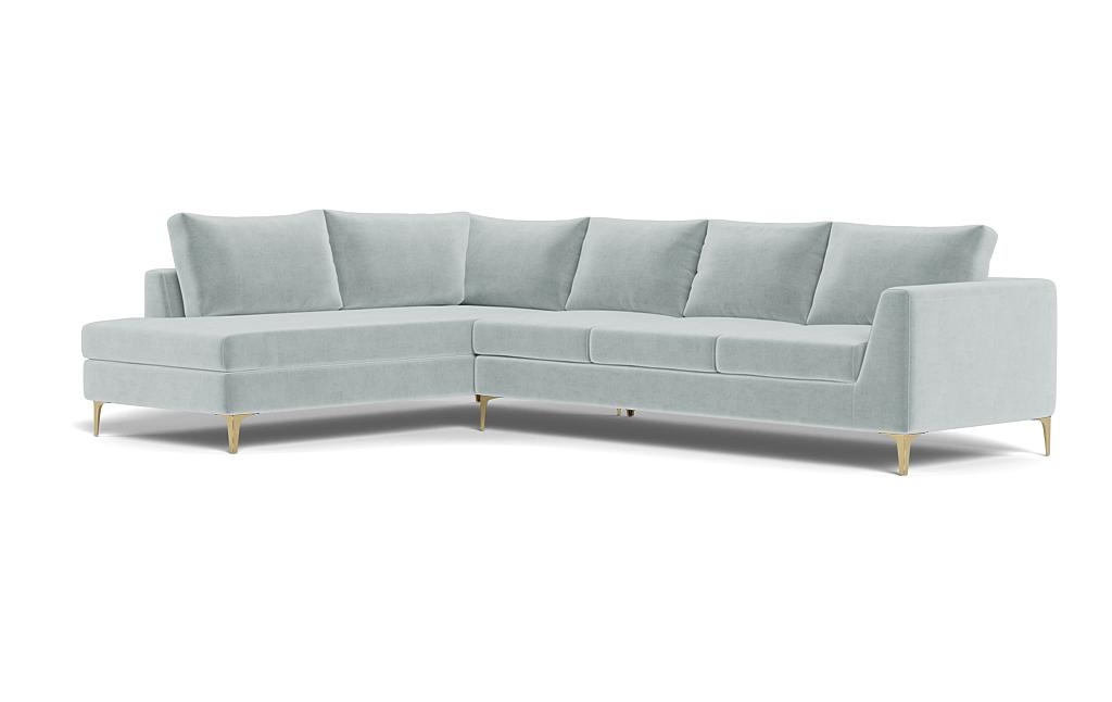 Asher 4-Seat Sectional with Left Bumper - Image 2