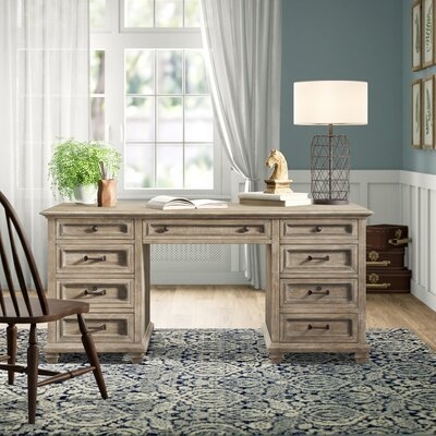 Annetta Solid Wood Executive Desk - Image 0