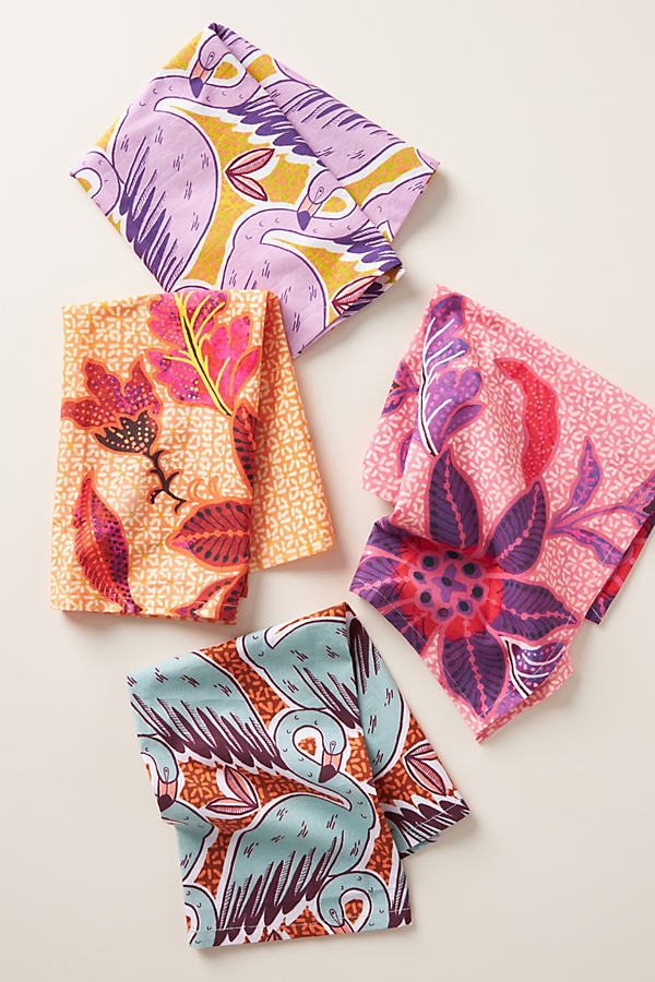 Macaria Napkins, Set of 4 By Anthropologie in Assorted Size SET OF 4 - Image 0