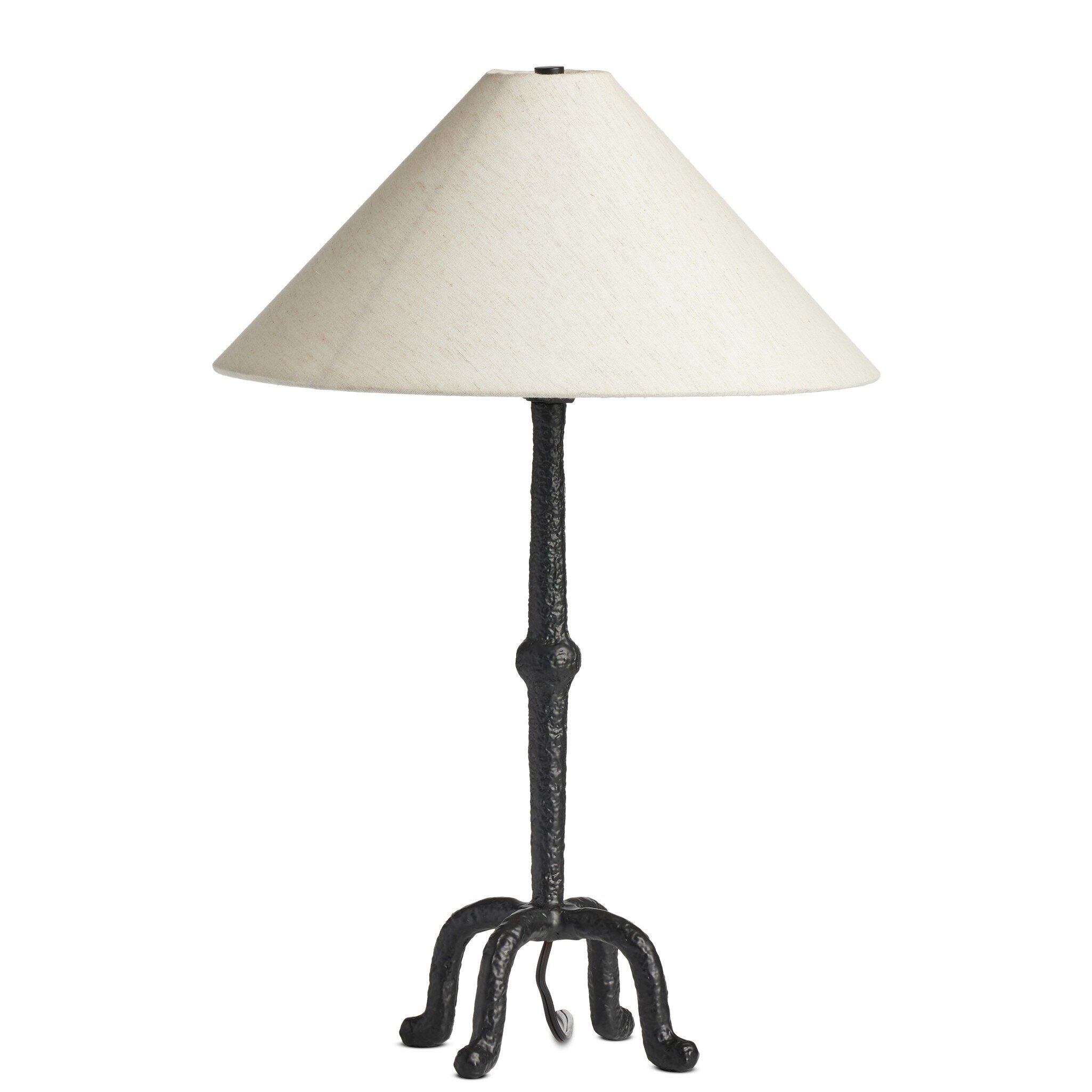 Neville Table Lamp - Matte Black Cast Aluminum - Image 0