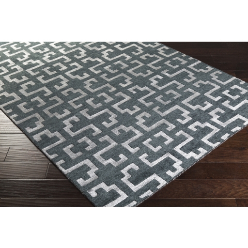 Mugal Blue Indoor 2' x 3' Handmade Rug - Image 2