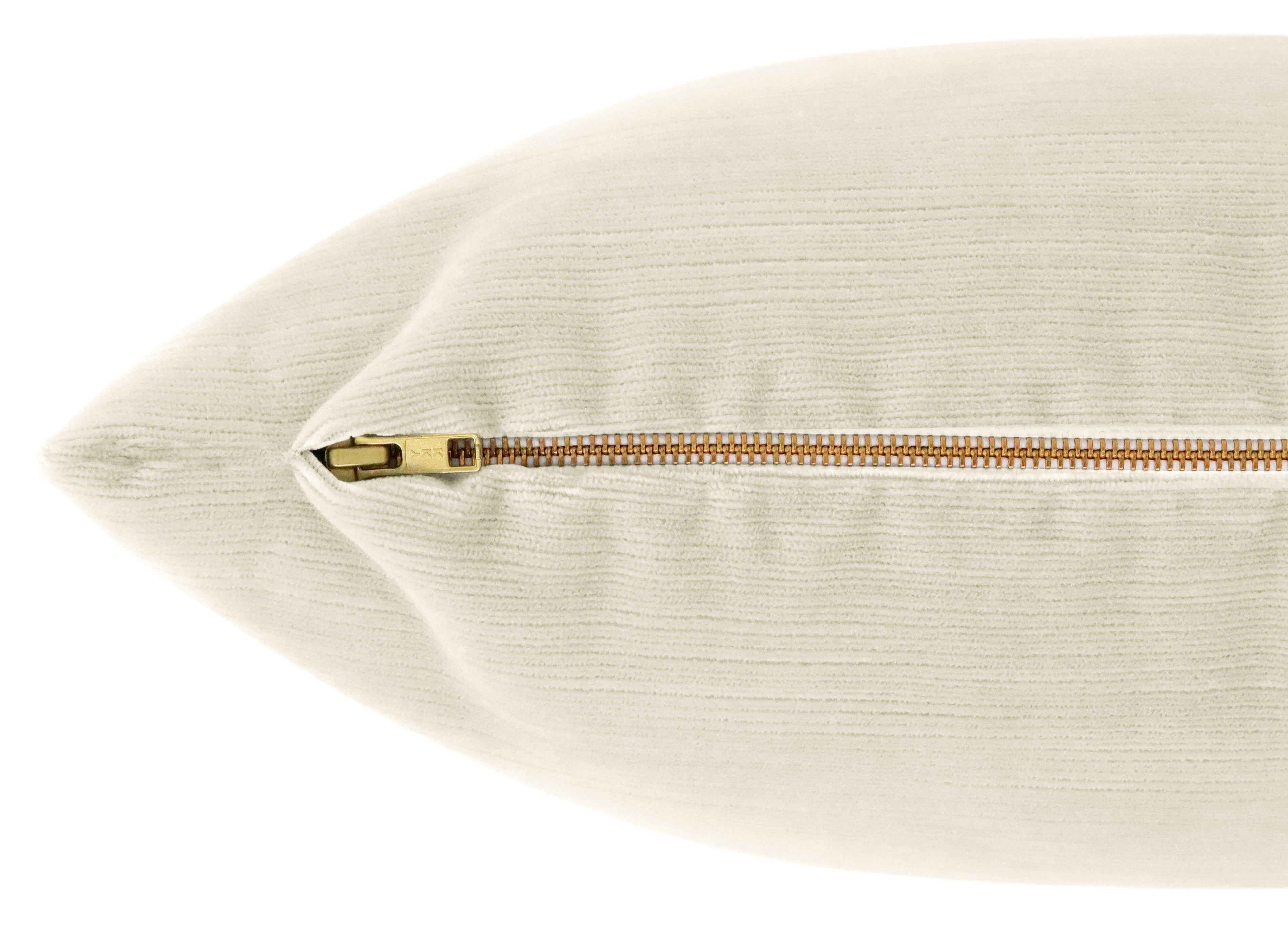 THE XL LUMBAR :: STRIE VELVET // CASHMERE - 14" X 48" - Image 1