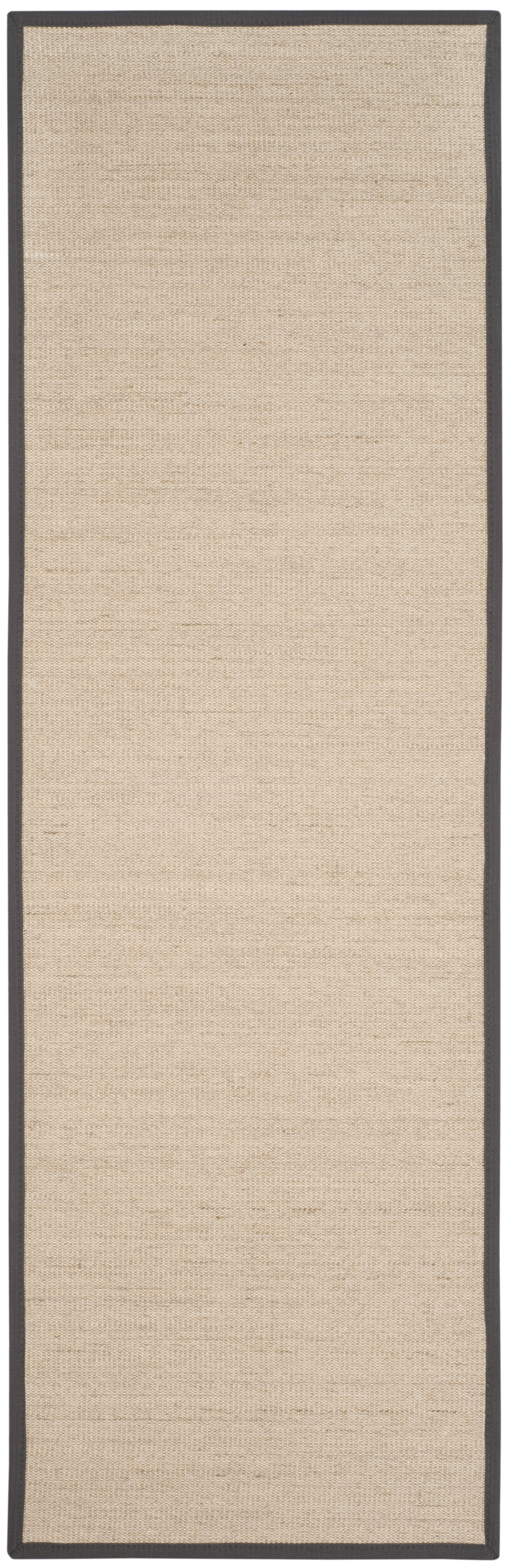 Arlo Home Woven Area Rug, NF131B, Natural/Dark Grey,  2' 6" X 8' - Image 0