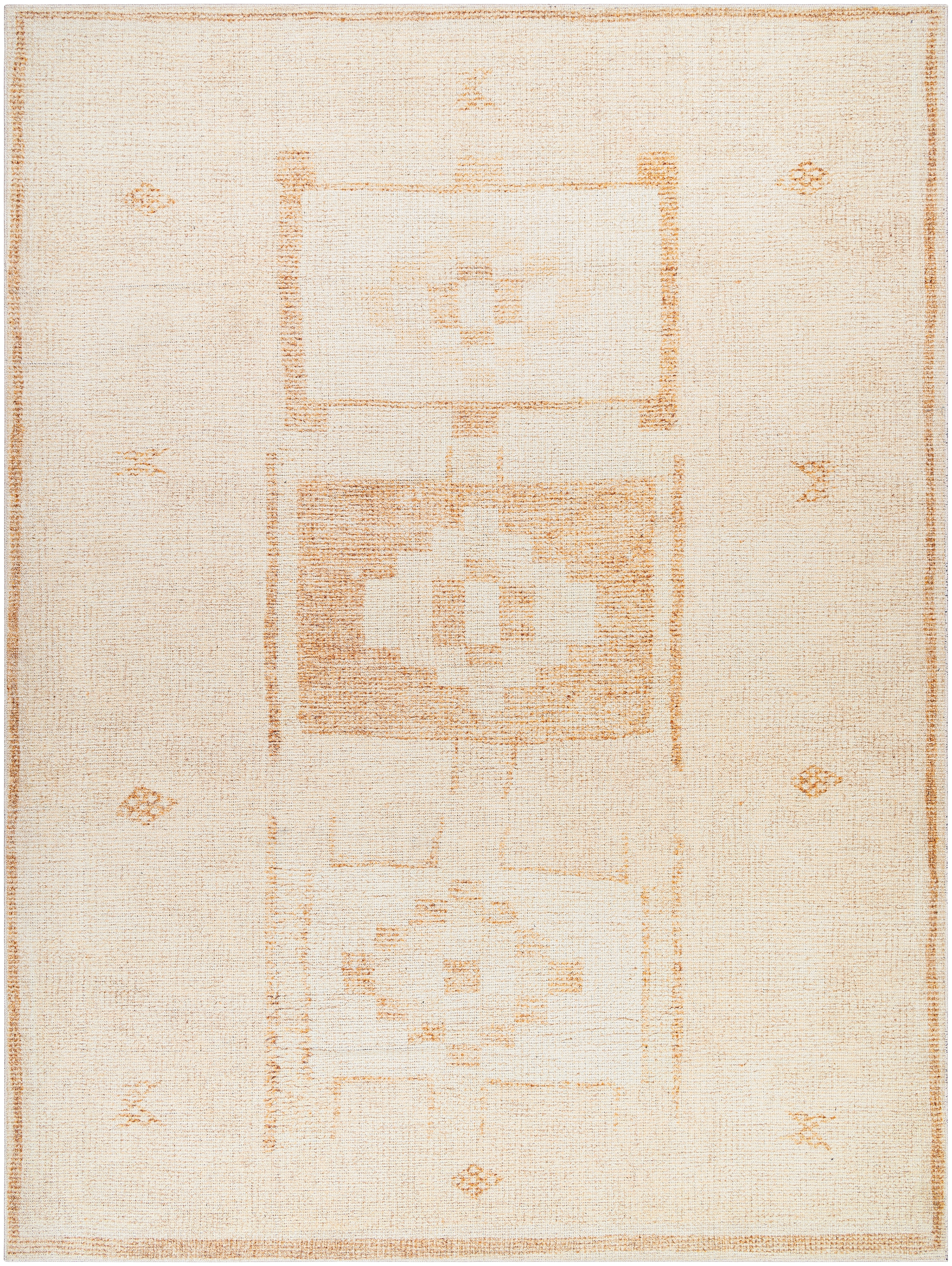 Solana Beige Indoor 9'2" x 12' Machine Woven Rug - Image 0