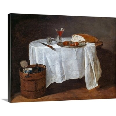 The White Tablecloth - Print on Canvas - Image 0