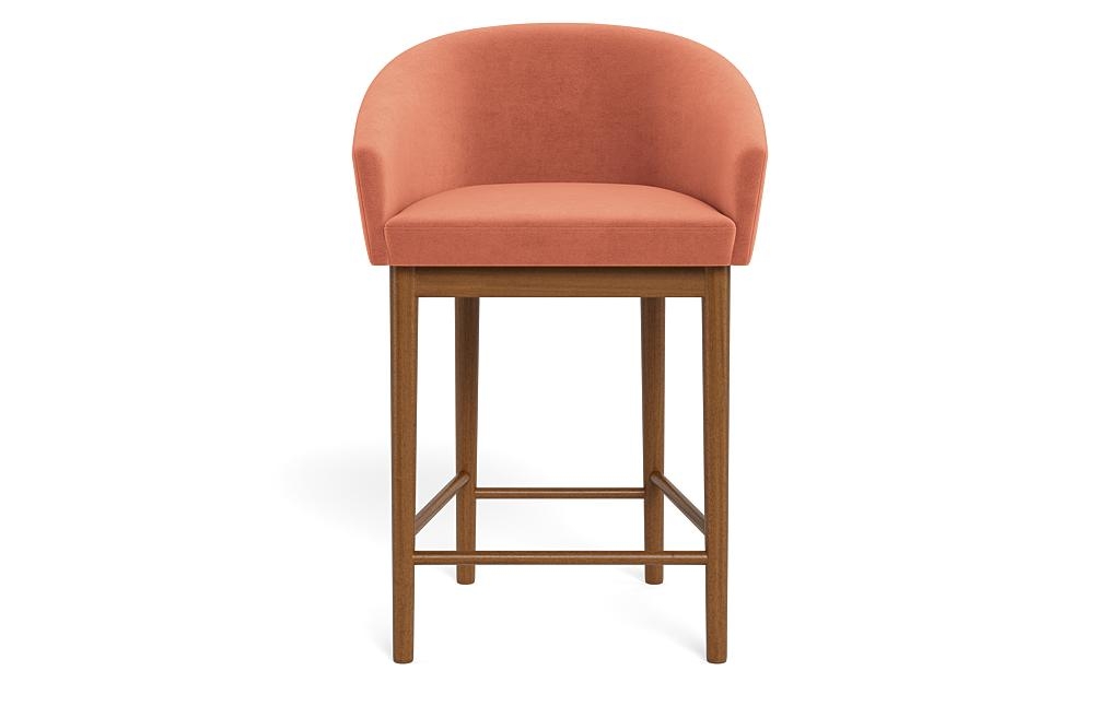 Destin Wood Framed Upholstered Stool - Image 0