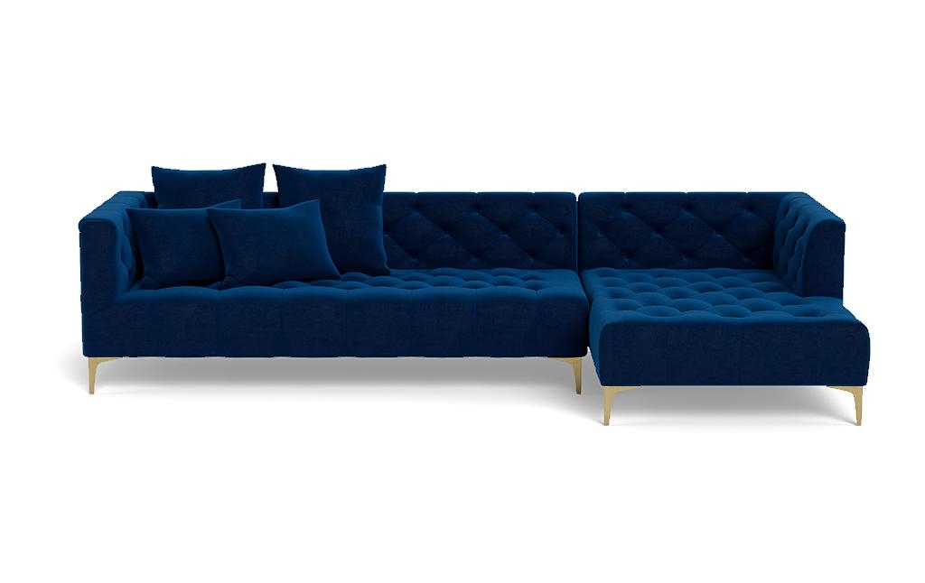 Ms. Chesterfield Sectional Sofa with Right Chaise by Apartment Therapy - Image 0