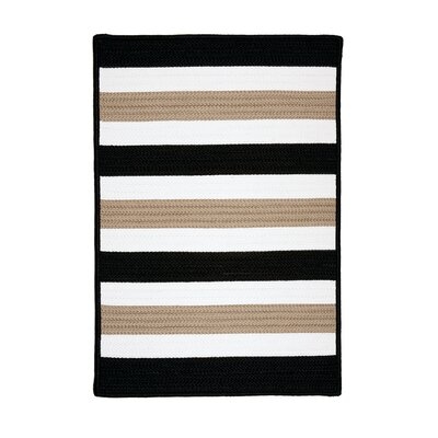 Youngblood Braided Black Indoor/Outdoor Rug - Image 0
