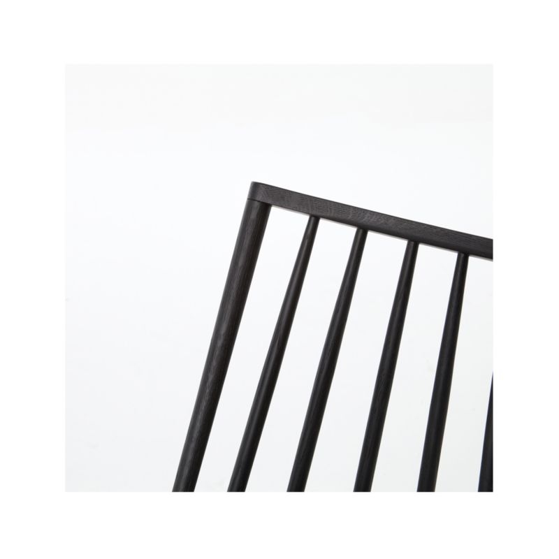 Paton Black Oak Windsor Dining Chair - Image 7