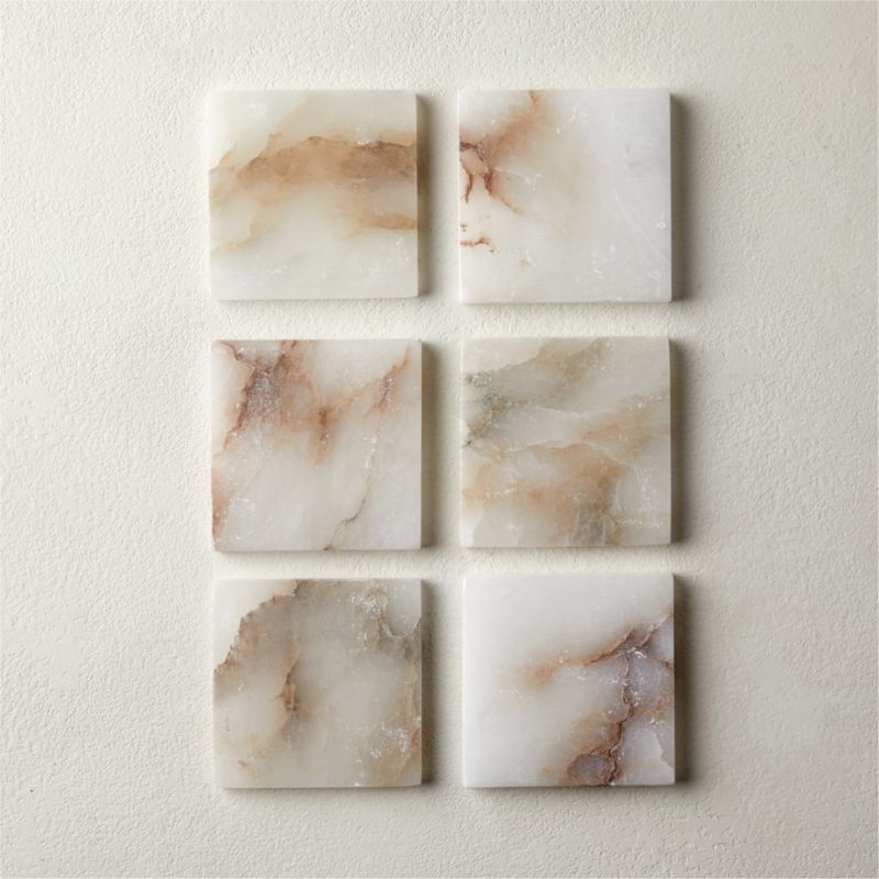 Edie Alabaster Flush Mount Light - Image 4