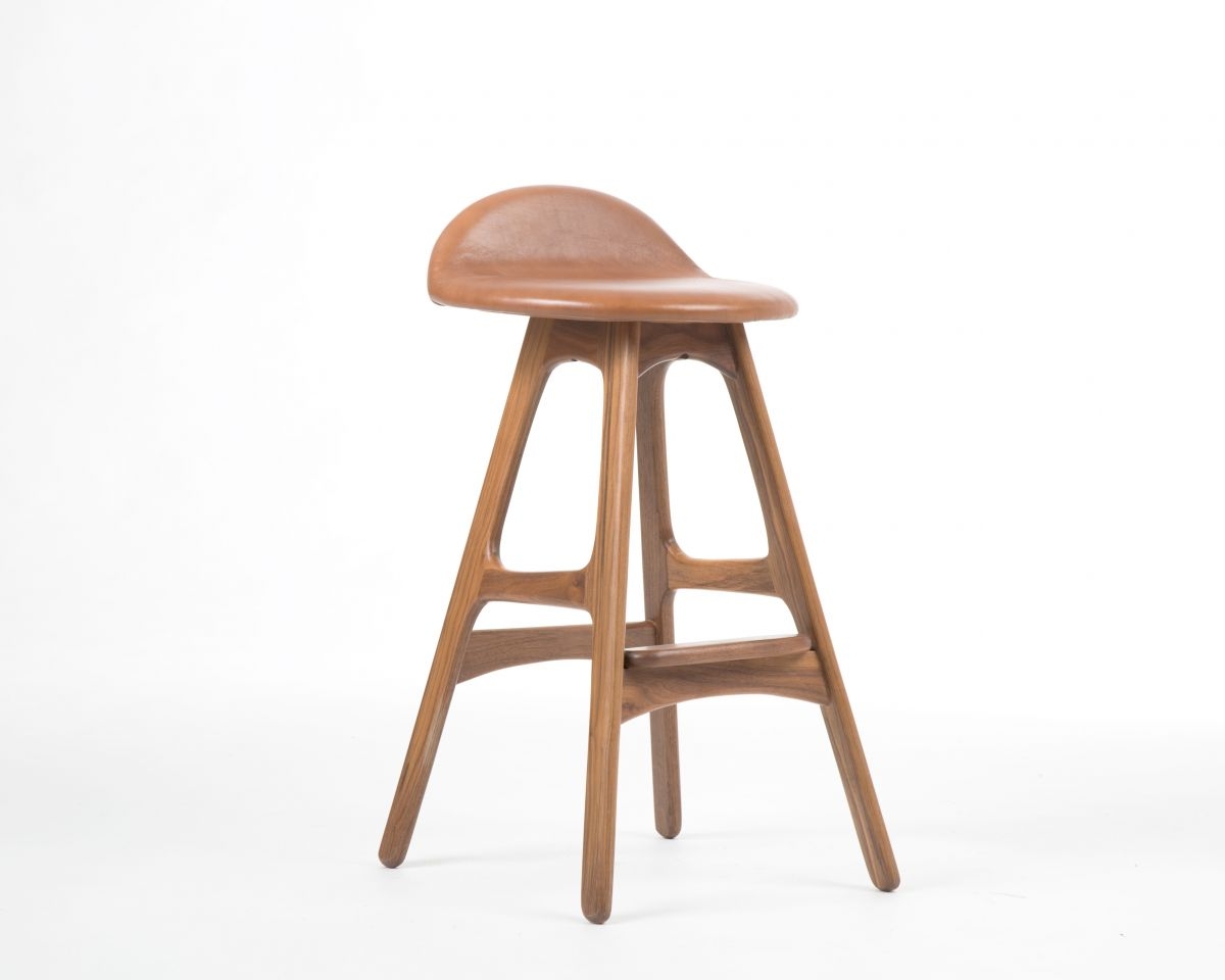 Buch Counter Stool - Modena Camel Fruitwood - Image 1