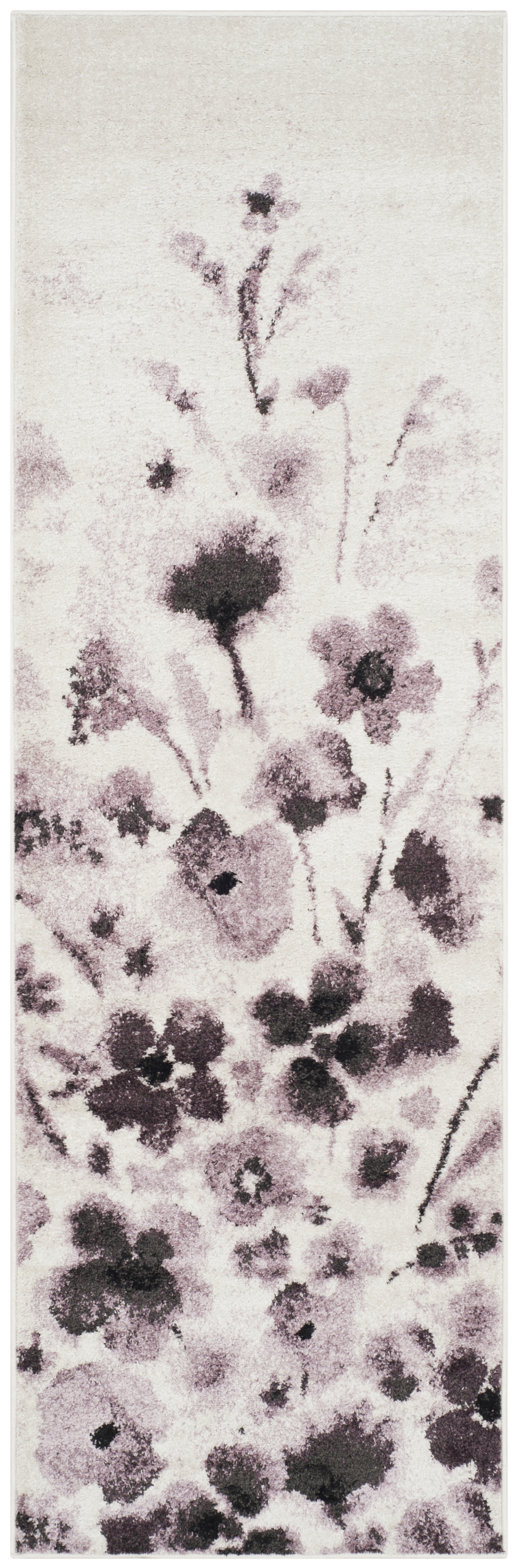 Arlo Home Woven Area Rug, ADR127L, Ivory/Purple,  2' 6" X 6' - Image 0