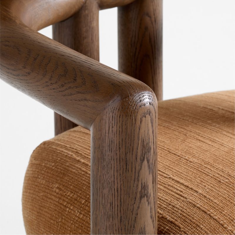 Porto Wood Frame Accent Chair - Image 1