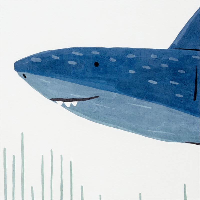 Shark Framed Wall Art Print - Image 3