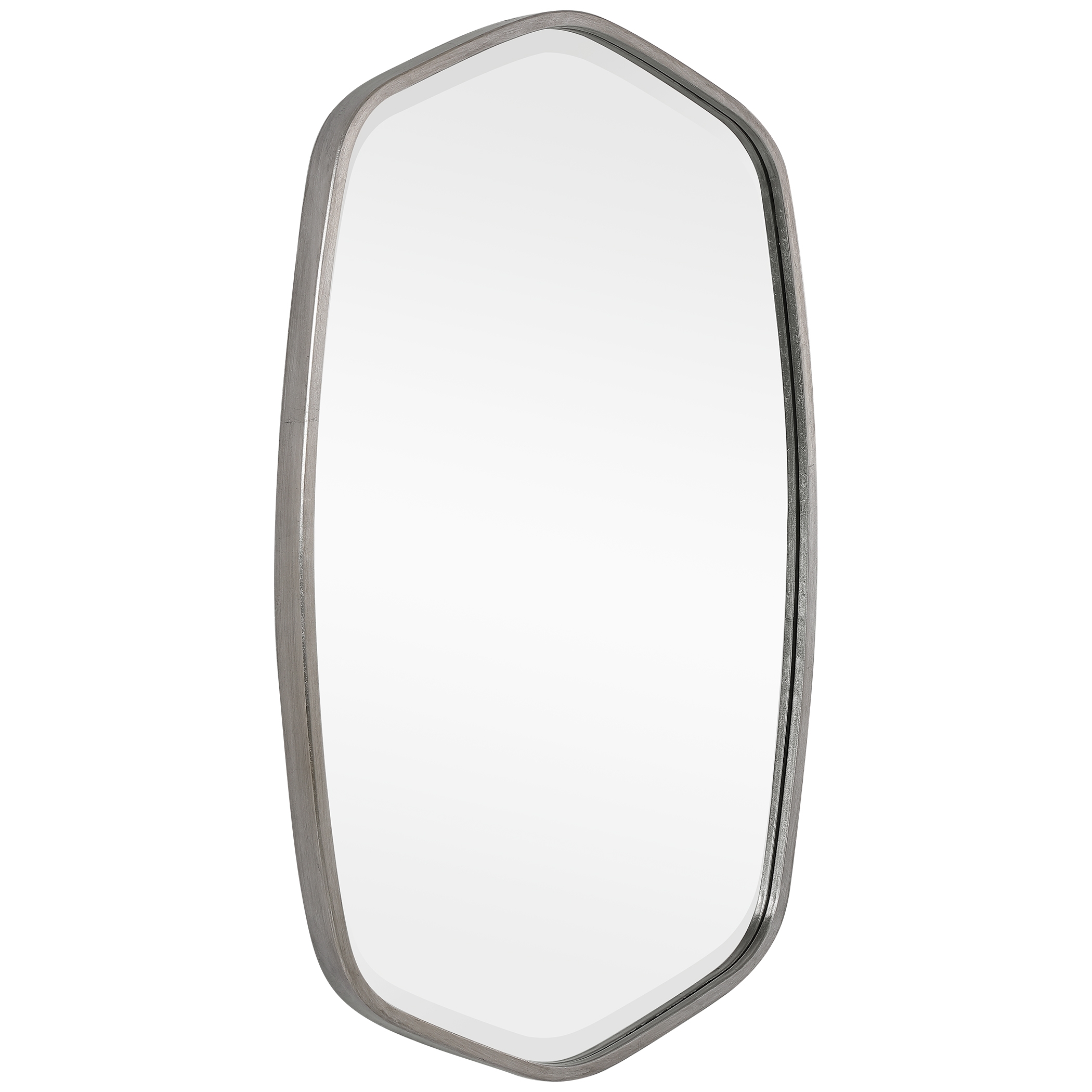 Duronia Brushed Silver Mirror - Image 3