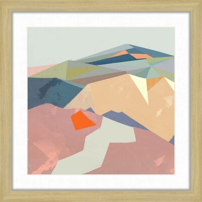 'Tera Mountains' - Picture Frame Painting Print - Image 0