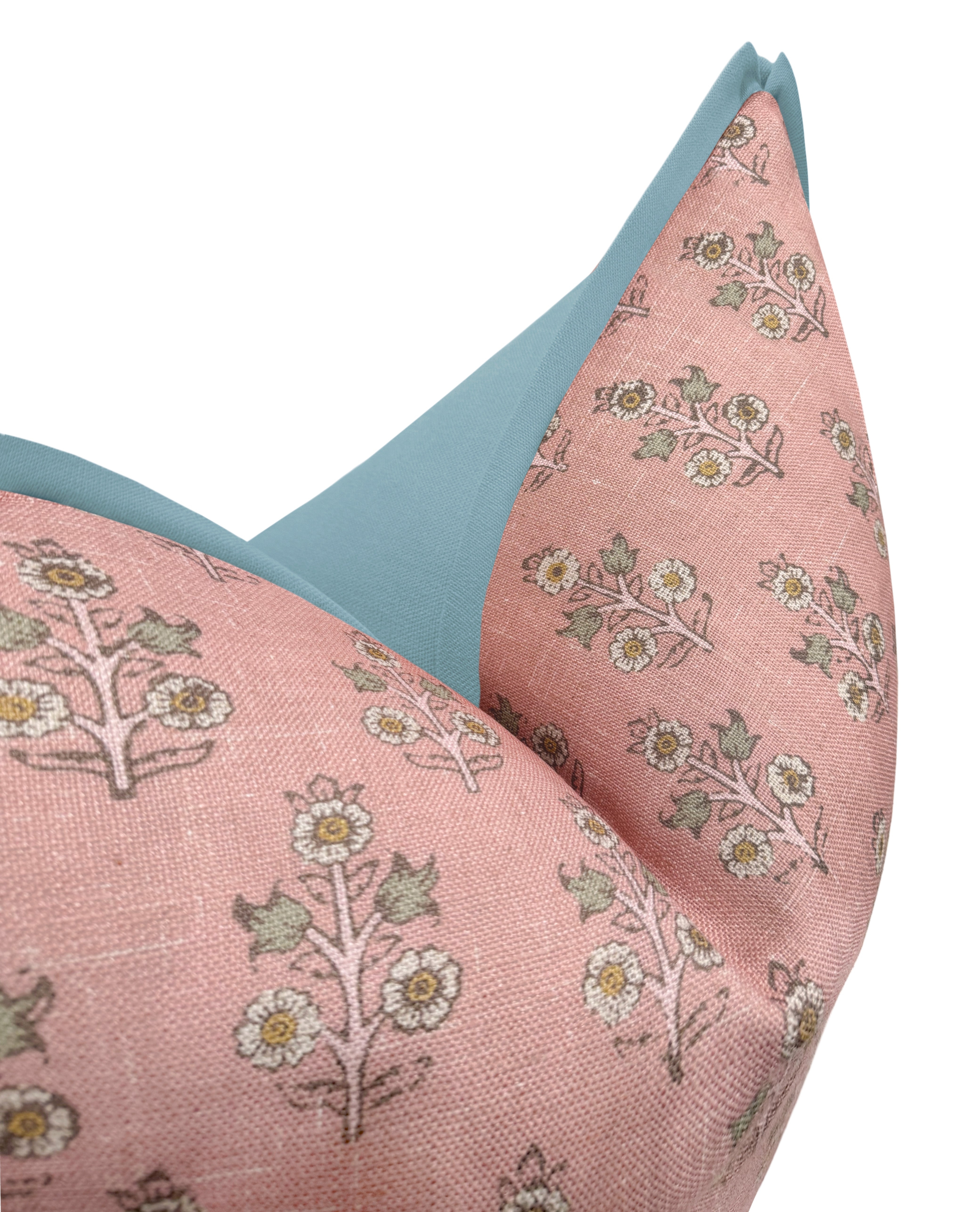 POPPY SPRIG // BLUSH | GP & J BAKER - 14" X 36" / BUTTERFLY FLANGE / Hydrangea Blue - Image 0