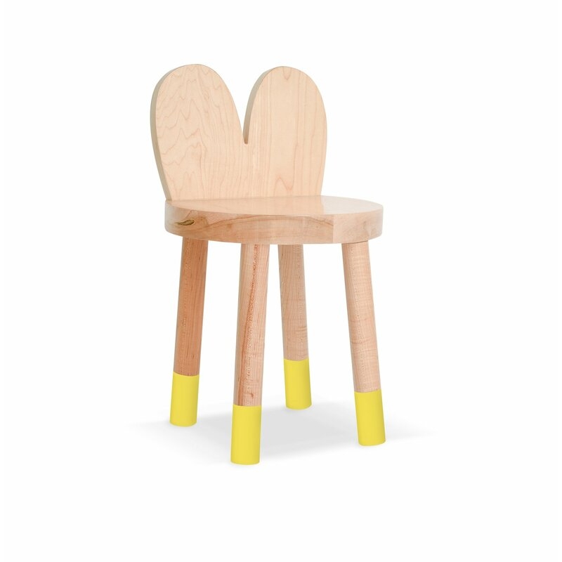 Nico and Yeye Lola Kids Chair Color: Yellow - Image 0