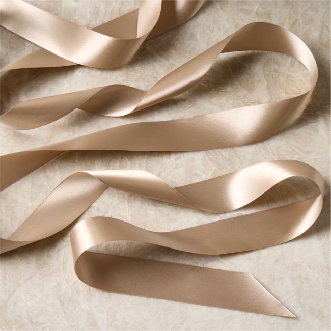 Champagne Gold Holiday Ribbon - Image 0