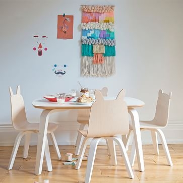 Oeuf Bear Play Chair, S/2, Birch/White, WE Kids - Image 3