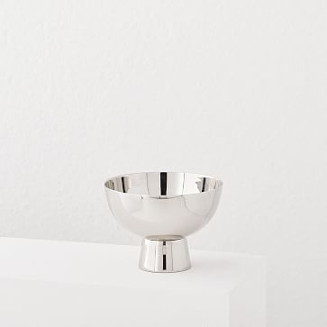 Pure Foundations Vase, Nickel, Small Footed - Image 0