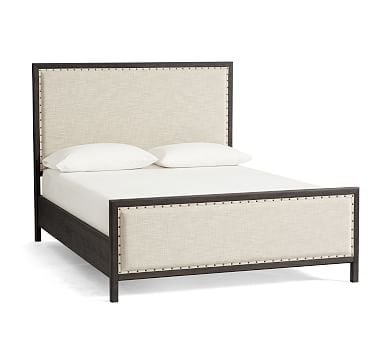 Toulouse Upholstered Bed, Charcoal, King - Image 0