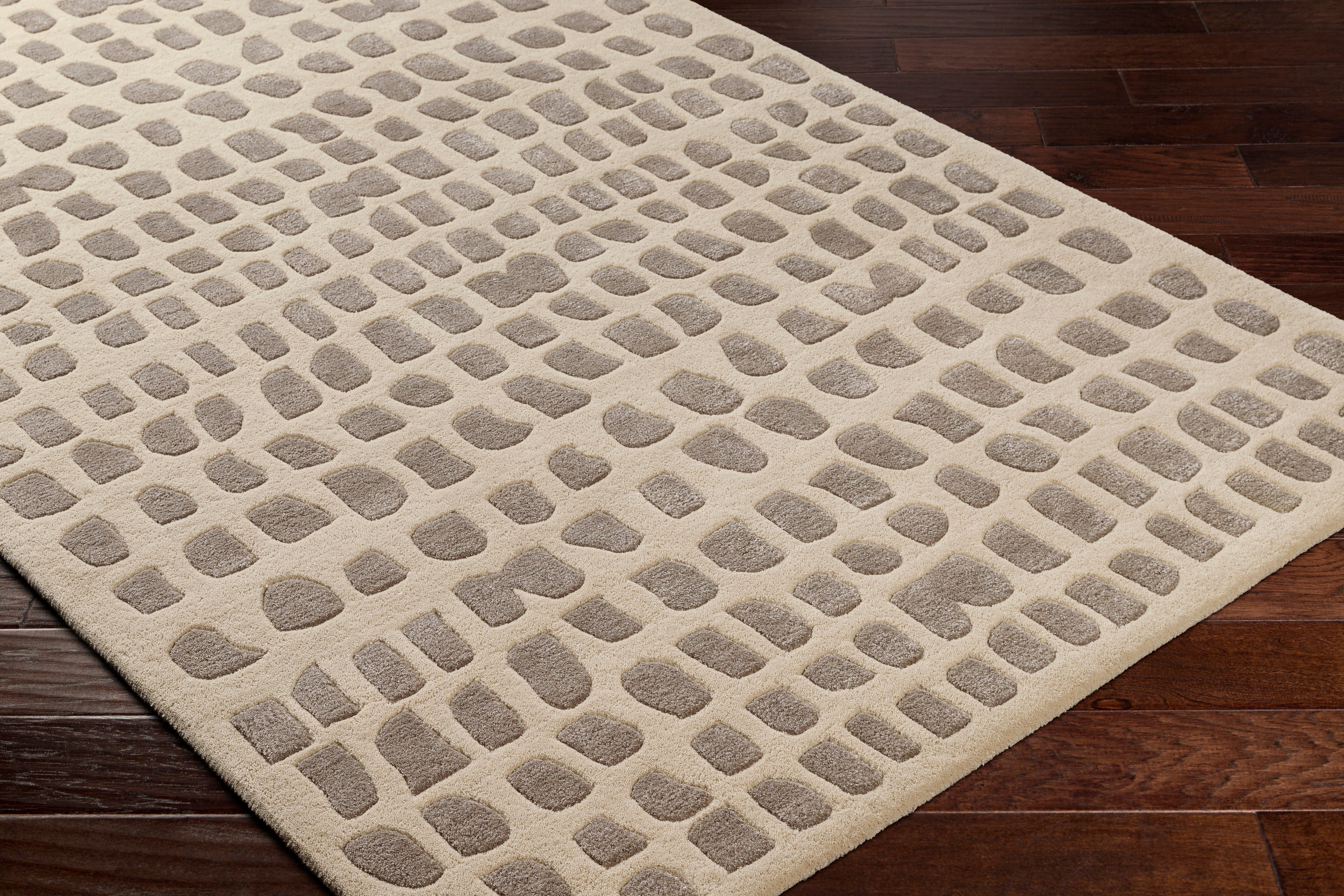 Vilnius Beige Indoor 2' x 3' Handmade Rug - Image 2