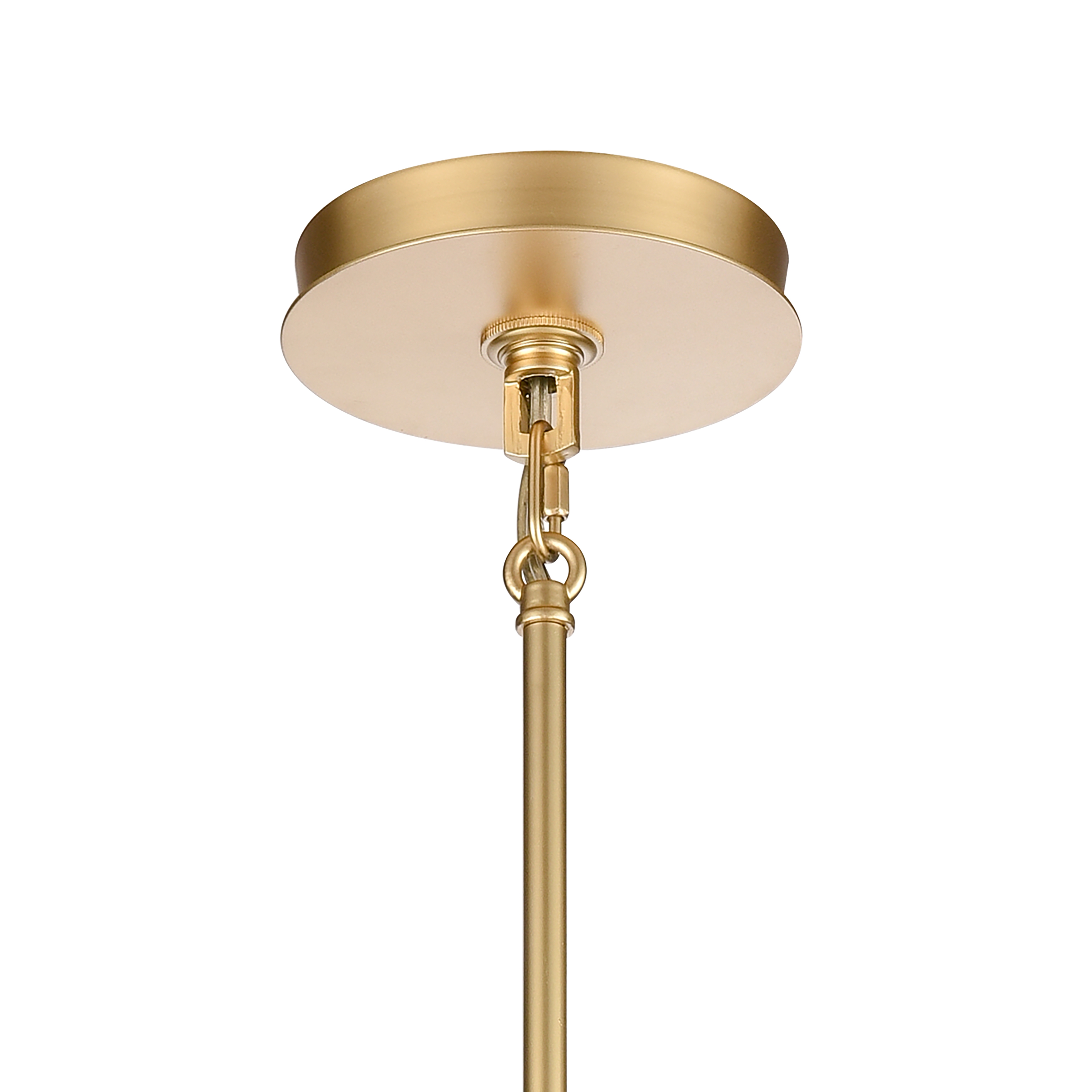 Open Louvers 10'' Wide 1-Light Pendant - Champagne Gold - Image 4