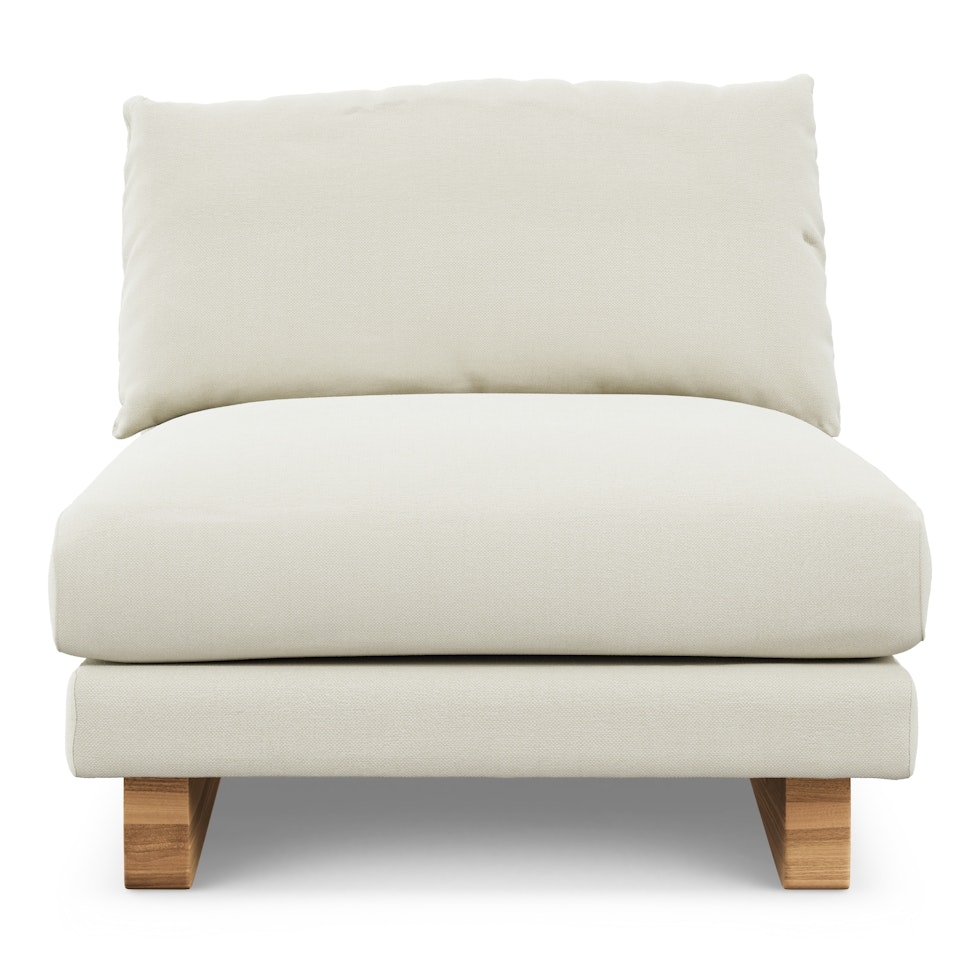 Kalok 34" Lounge Chair - Buckler Ivory - Image 1