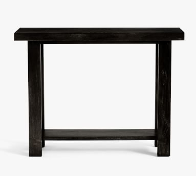 Reed Console Table, Warm Black - Image 1
