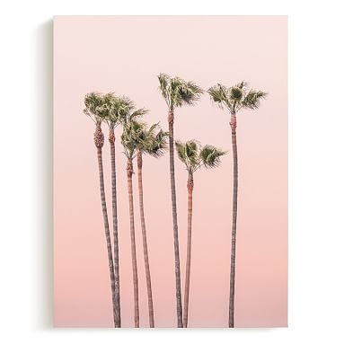 Minted(R) Seven Palmtrees Canvas,18x24 - Image 0