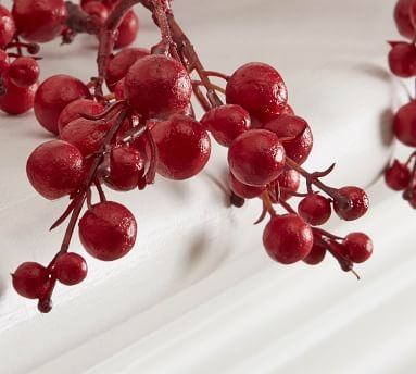 Faux Red Berry Garland, 5' - Image 1