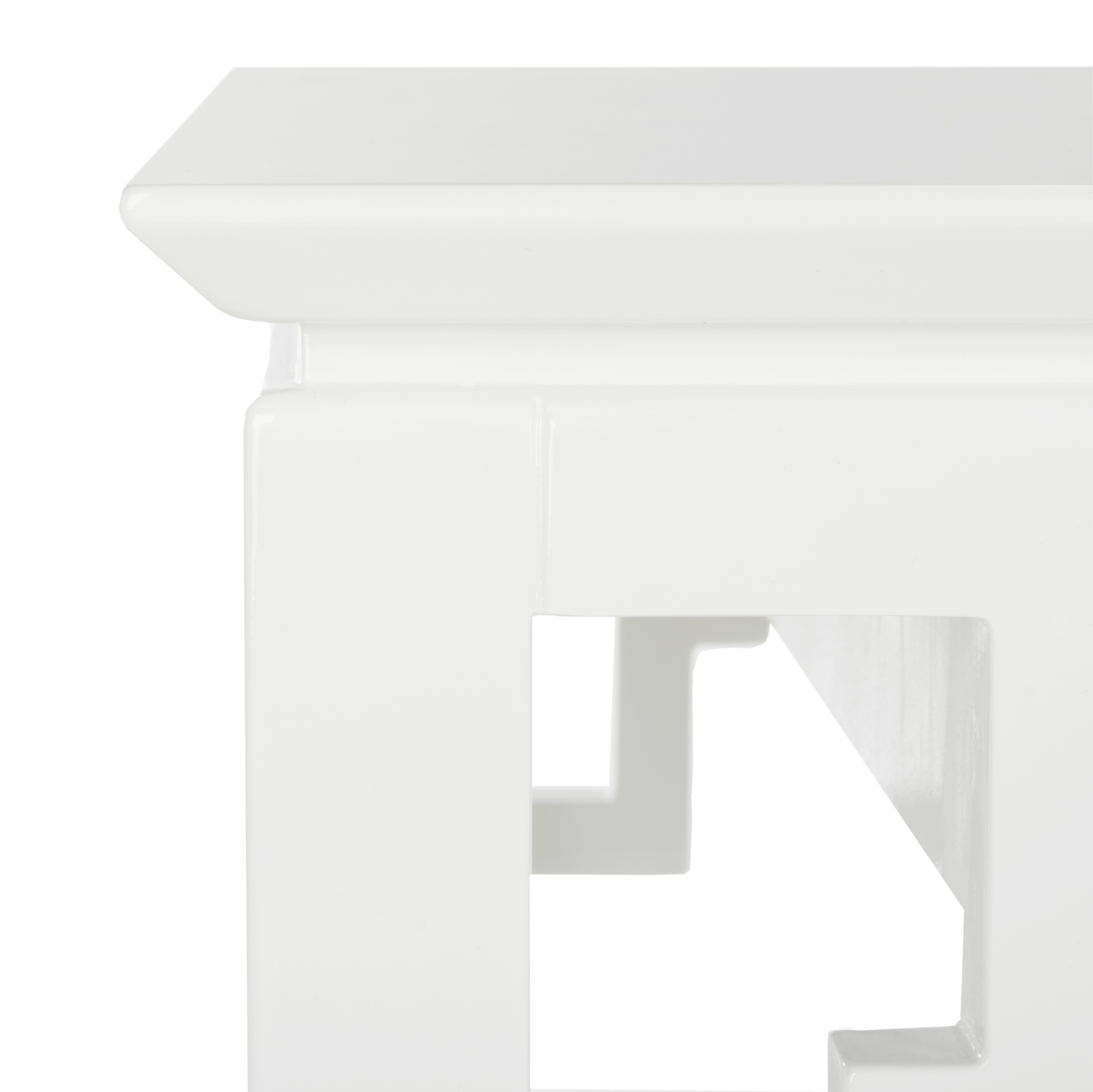 Oren Lacquer Desk - White - Arlo Home - Image 1