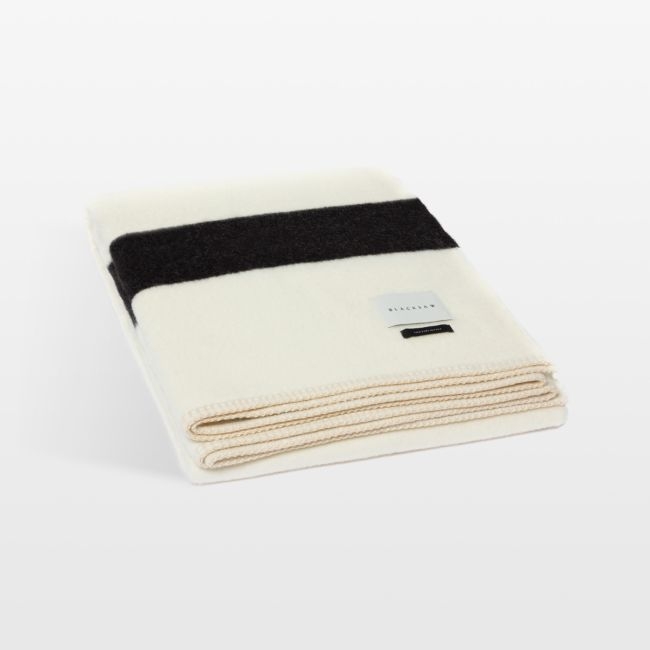 Blacksaw Mason 50"x70" Alpaca Ivory Throw Blanket - Image 0
