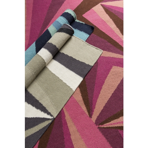 Voyages Purple Indoor 3'6" x 5'6" Handmade Rug - Image 0