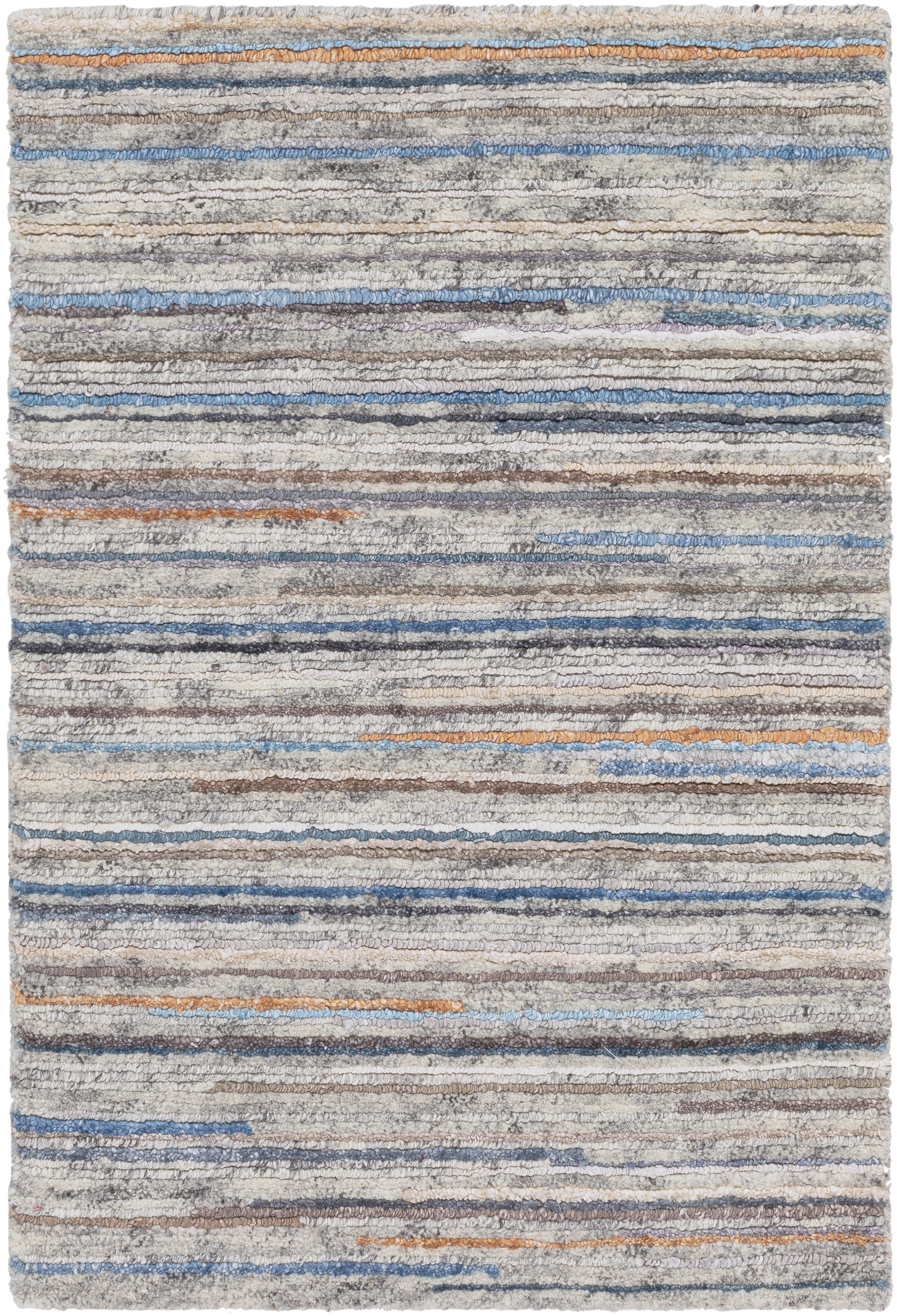 Enlightenment Gray Indoor 2' x 3' Handmade Rug - Image 0