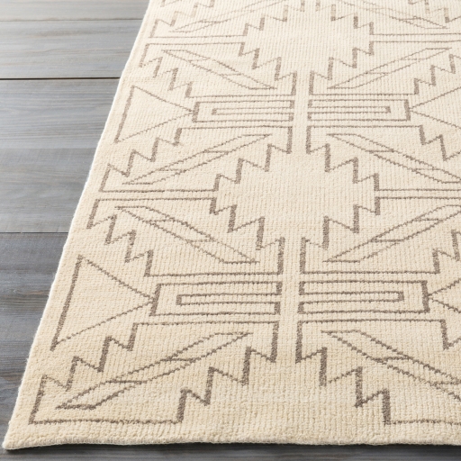 Pueblo Beige Indoor 2' x 3' Handmade Rug - Image 2
