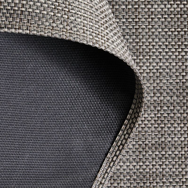 Chilewich Basketweave Oyster Woven Indoor/Outdoor Floormat 4'x6' - Image 2