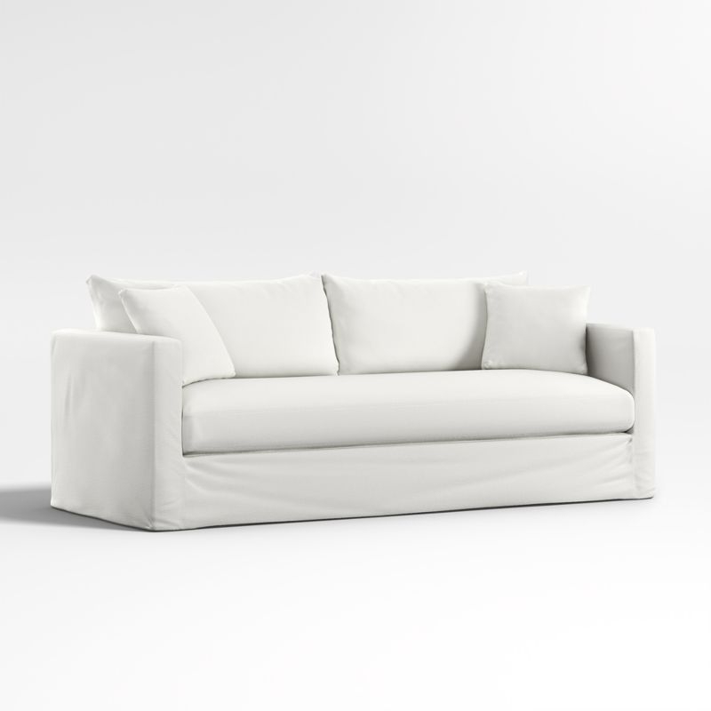 Willow II Slipcovered Bench Left-Arm Sofa - Image 7