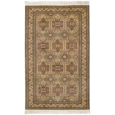 One-of-a-Kind Pine Lake Hand-Knotted Cream 6'3" x 10'11" Wool Area Rug - Image 0