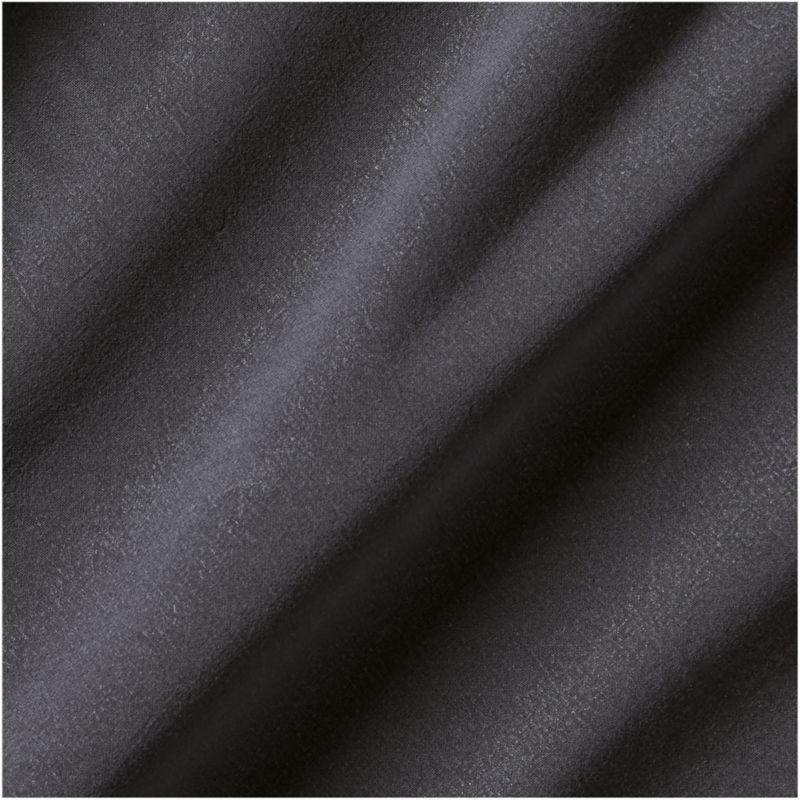 Favorite Washed Organic Cotton Midnight Navy Blue King Bed Sheet Set - Image 1