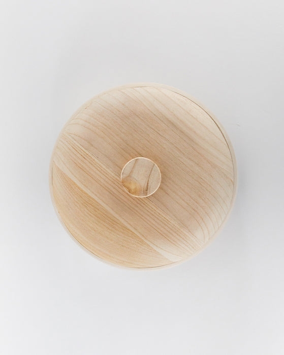 Lidded Natural Wood Container - Image 5
