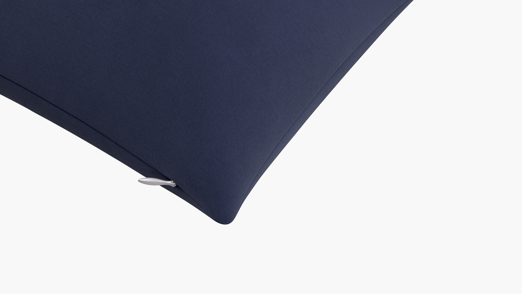 Navy Velvet Throw Pillow - 14" x 20" - Image 1