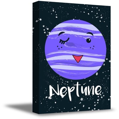 Trinx Planets Canvas Wall Art Neptune Home Decor Prints - Image 0